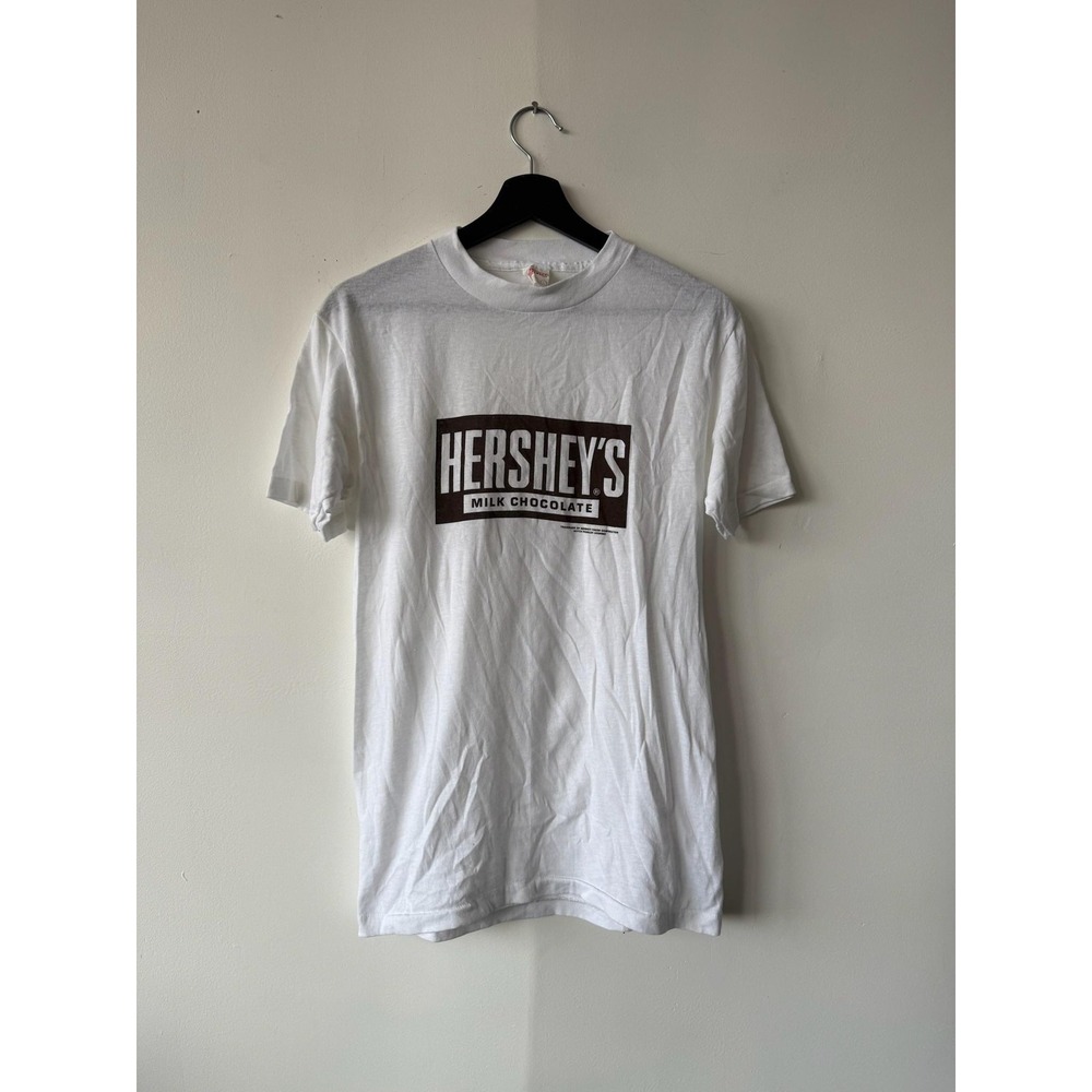 Vintage‎ Hershey's Shirt Mens Small Milk Chocolate Graphic Thunderbird USA 90s